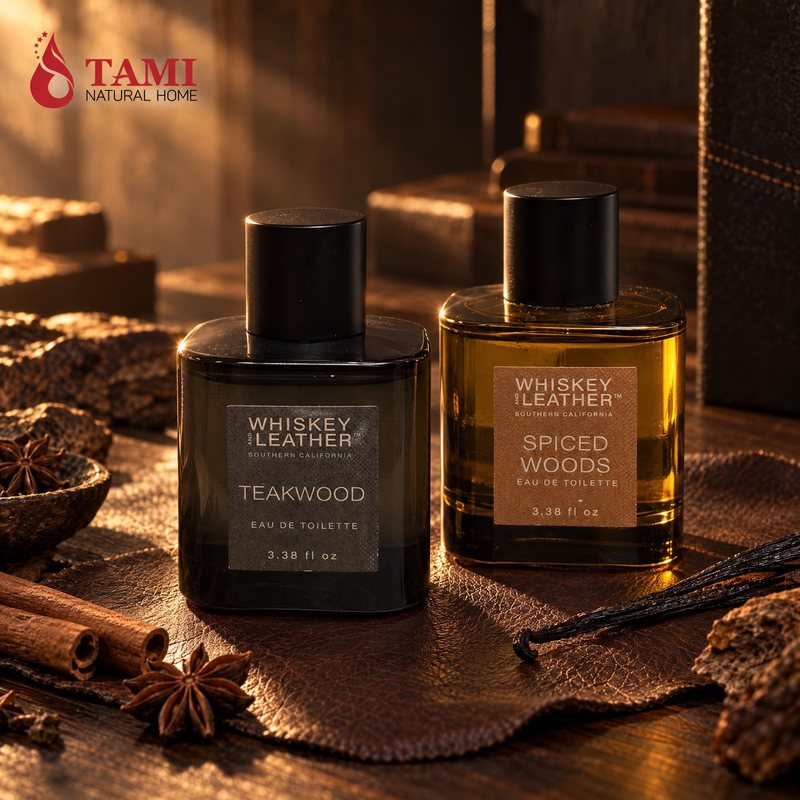 Perfume Whiskey Leather 2PC — Scene