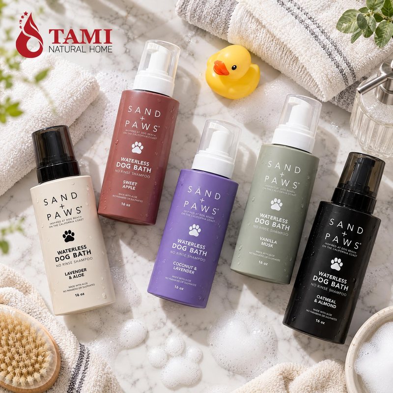 Pet Care Foaming Bath 5PC — Scene